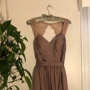 NWT Mauve Formal Gown | Lace Bodice | Tule Skirt